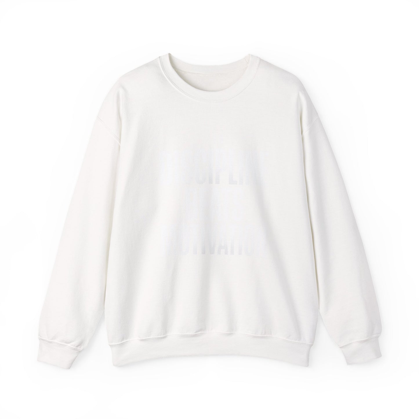 Crewneck Sweatshirt — Minimal White Everyday Pullover