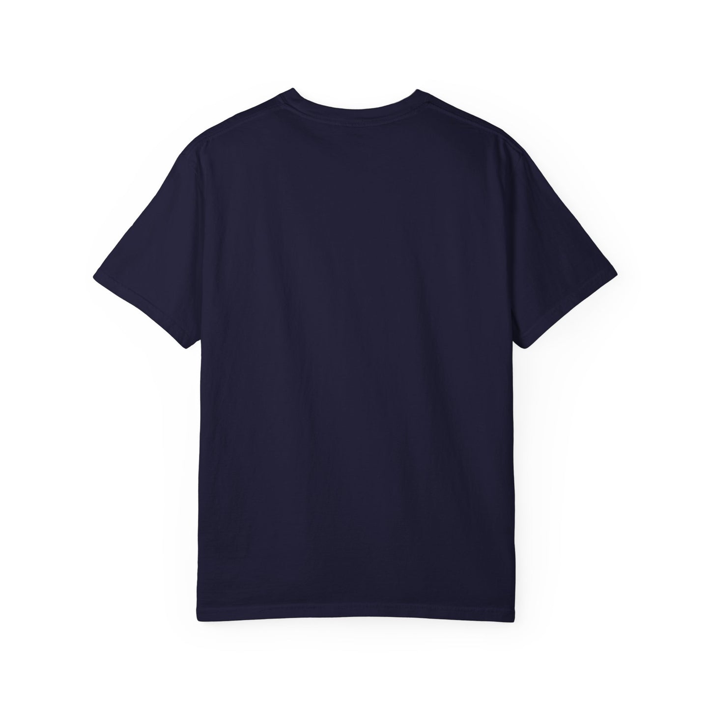 Minimal Gold Compass T-Shirt — Small Center Geometric Graphic