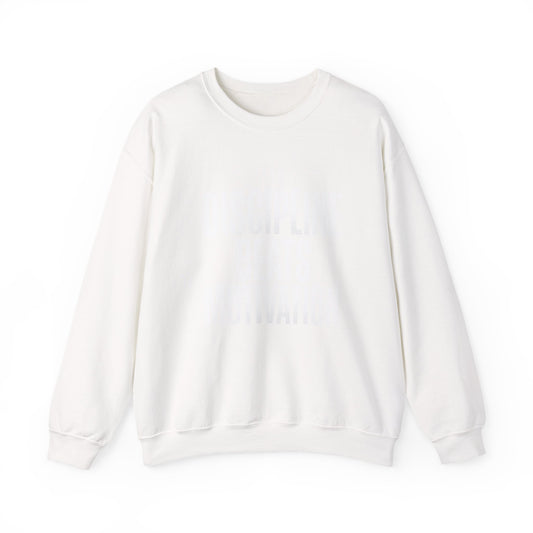 Crewneck Sweatshirt — Minimal White Everyday Pullover