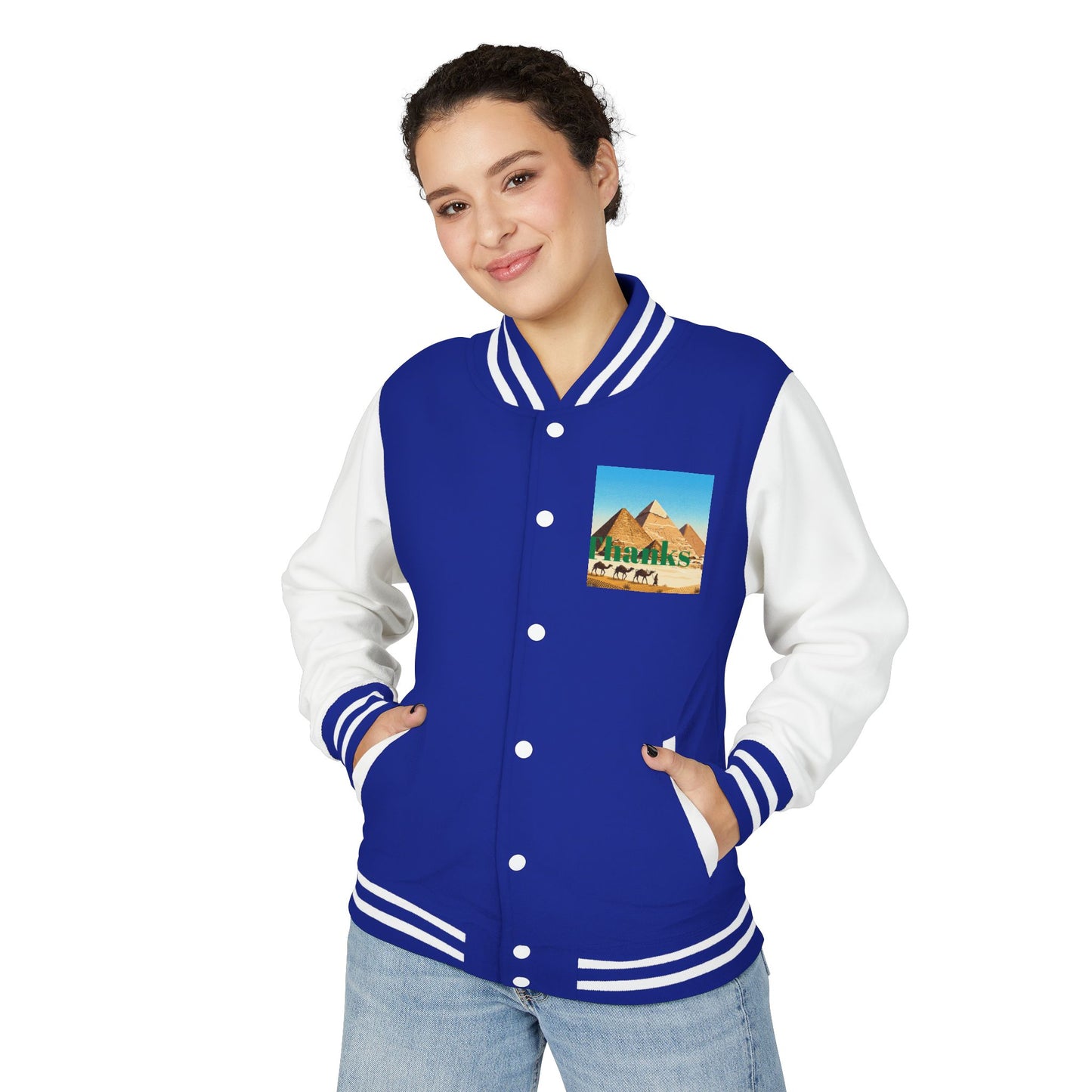 Letterman Jacket — Retro Green Cat Crest Varsity Jacket